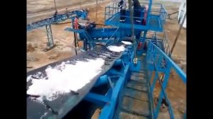 Промывка и сушка озерной товарной соли