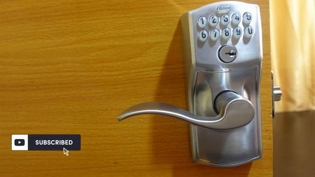 Lost Schlage Programming Code (How to Reset)