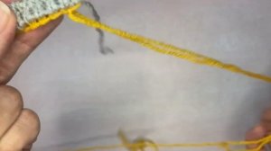 2 способа фабричного набора петель спицами для резинки 1х1