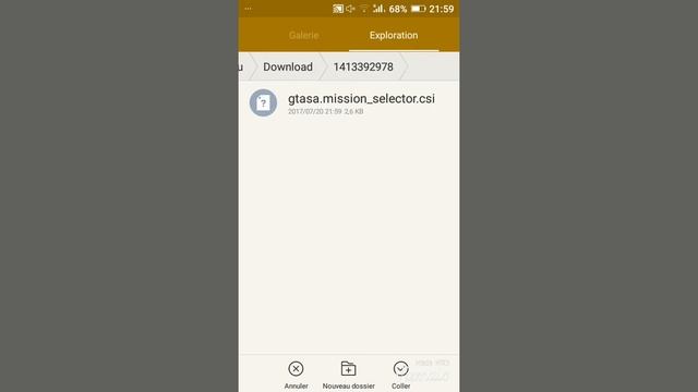Mission selector  mod for GTA san  android