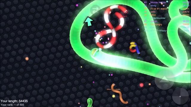 Slither.io A.I. 1,050,000+ Score Epic Slitherio Gameplay