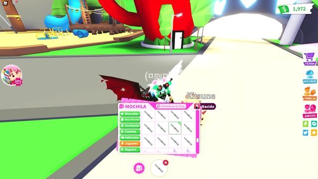COMO tener el NUEVO PET * KITSUNE GRATIS * en ADOPT ME ACTUALIZACIÓN - Roblox