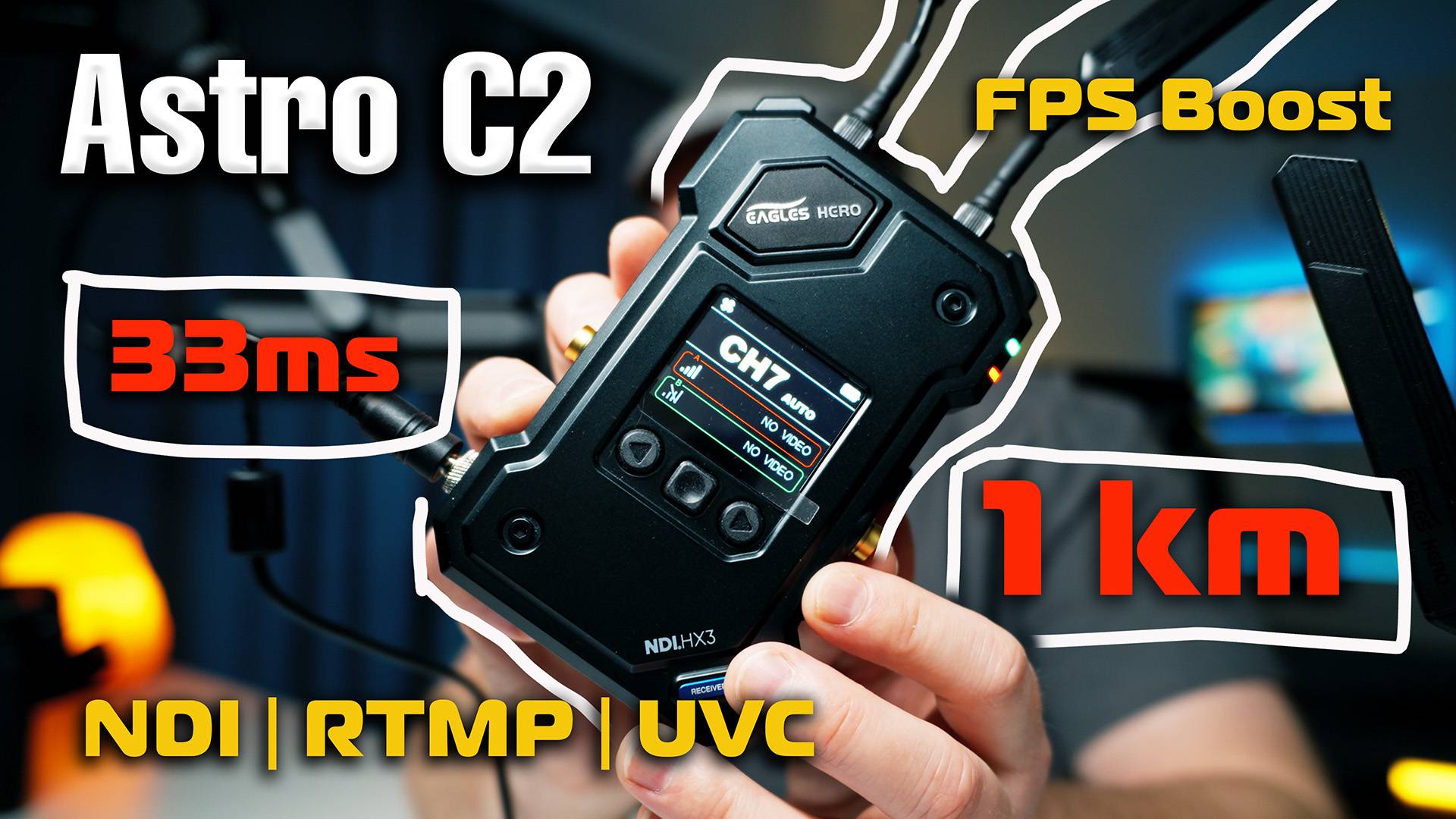 Этот видеосендер для камеры ТЕБЯ ПОРАЗИТ | Eagles Hero Astro C2 смотреть онлайн