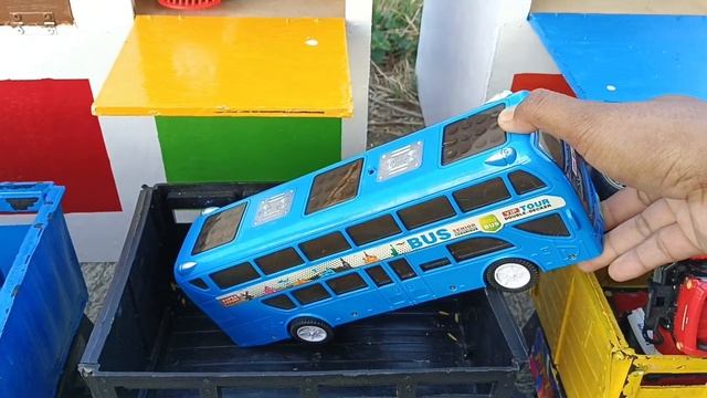 Wow!! Mobil Truk Rc Tronton Panjang Bongkar Truk Pasir Mobil Balap Excavator Bus Tayo Tractor #371