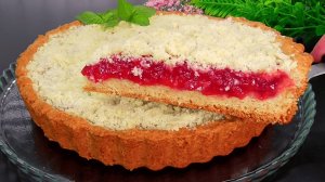 Тает во рту! Наш семейный рецепт самого ВКУСНОГО КЛУБНИЧНОГО ПИРОГА! 🍓Легко и просто!
