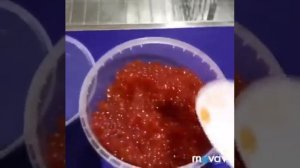 ВОССТАНОВЛЕННАЯ ИКРА РЫБ ЛОСОСЕВЫХ ПОРОД! ПОЛНОСТЬЮ ИДЕНТИЧНА НАТУРАЛЬНОЙ!
