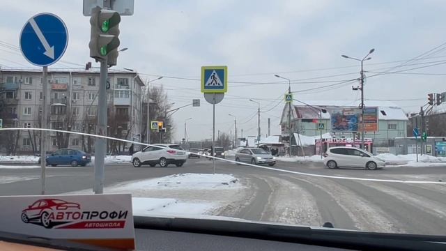 Необычный урок вождения по экзаменационому маршруту ГИБДД 2024г.Город Омск. смотреть онлайн