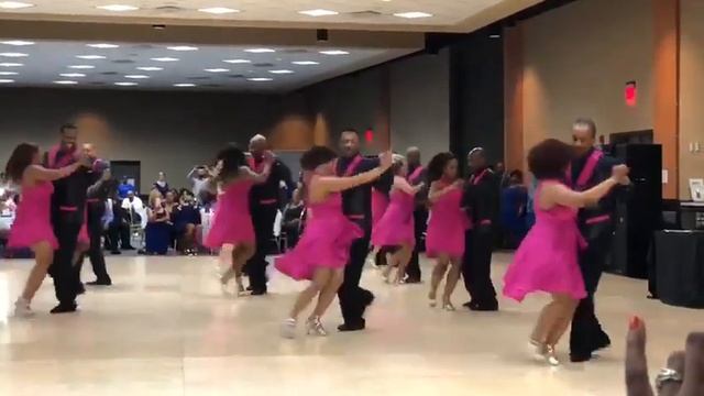 The Ballroom Xplosion Detroit dance team performs