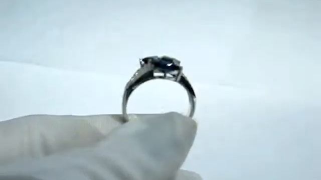 Серебряное кольцо 925 пробы с сапфиром, 2200000213365 смотреть онлайн