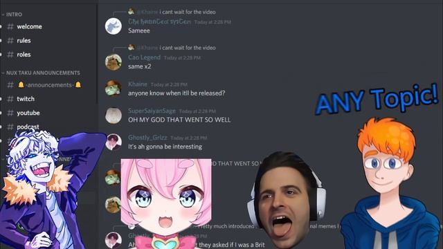 EXPOSING NUX TAKU's Discord Server! смотреть онлайн