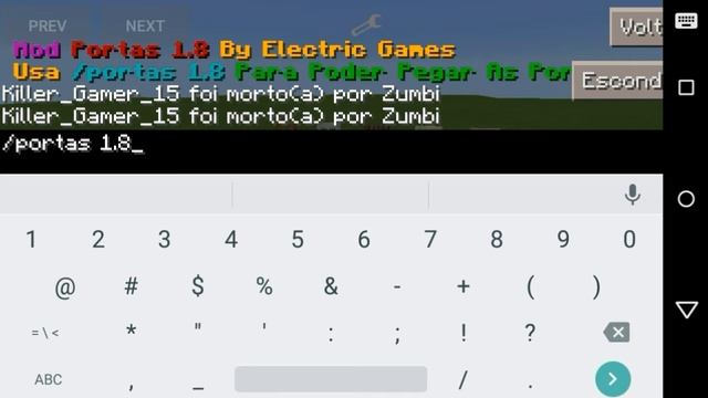 MCPE MOD's: MOD DAS PORTAS 1.8 (1.8 doors) смотреть онлайн