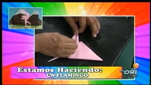 ORIGAMI FLAMINGO
