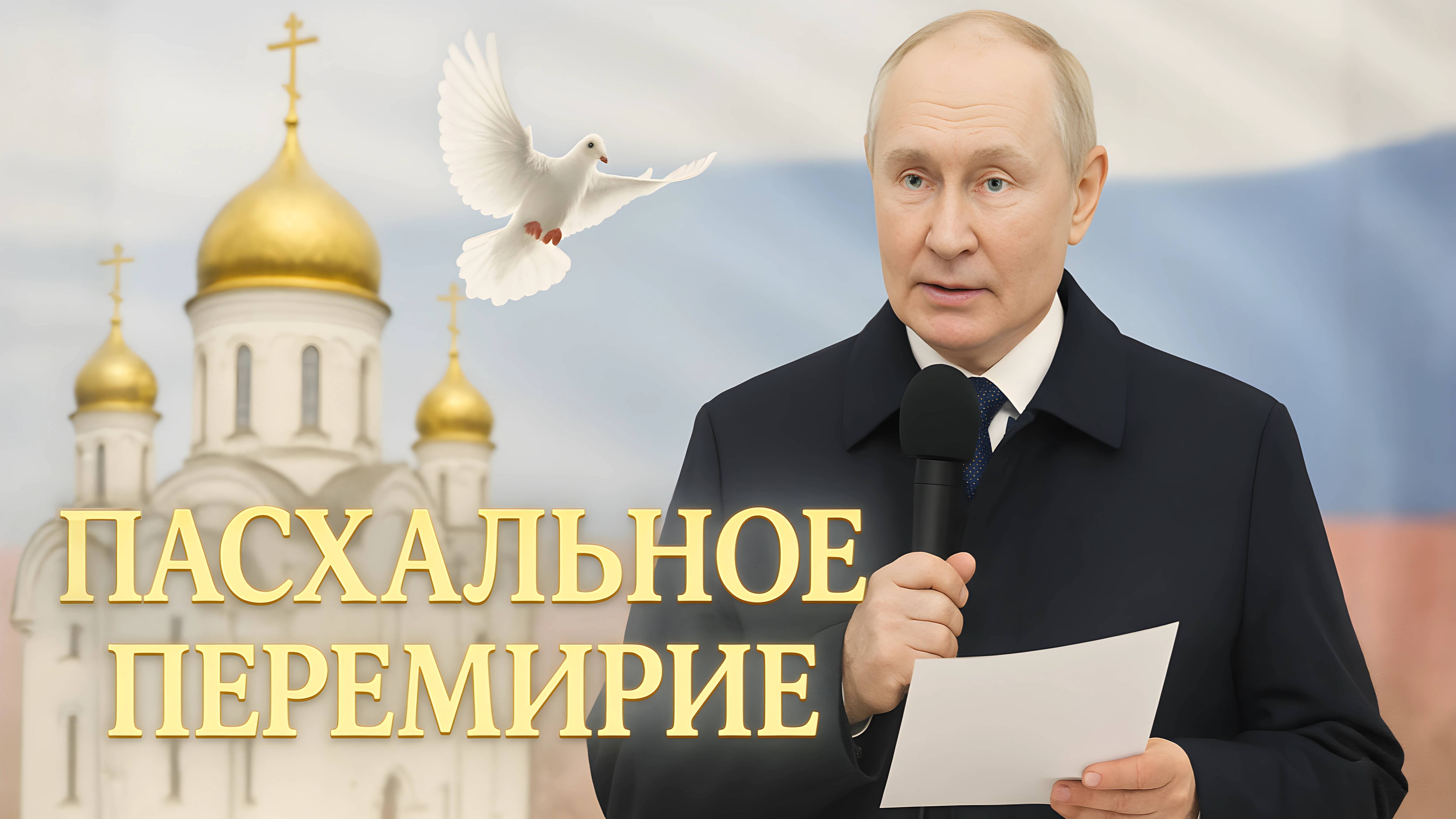 Пасхальное перемирие: Путин объявил остановку огня
