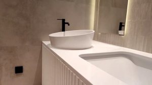 Топ для ванной из искусственного камня