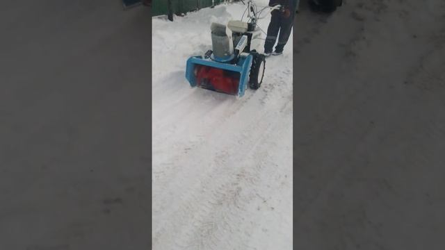 Снегоуборочная приставка "Нева" и МБ 2 мультиагро + ведущий шкив от мотокультиватора Крот