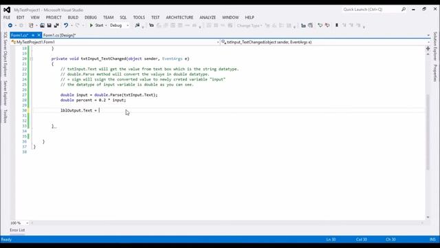 Learn C#: 01 - 05. Reading & Converting Input Values and  Math Operations on Variables (Urdu)