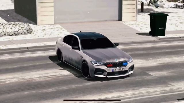 Дал боком на BMW M5 F90