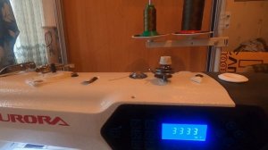 ПШМ Aurora H-5B.Устранение неравномерной намотки нитки на шпулю в ПШМ.Это просто!