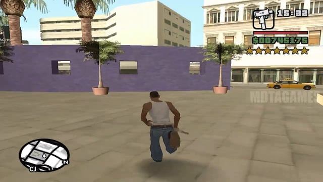 CJ 10 Stars Wanted Level in GTA San Andreas смотреть онлайн