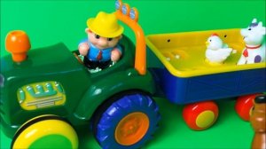 Farm Tractor 🚜 Old MacDonald Had A Farm, English Nursery Rhymes & Songs for children
