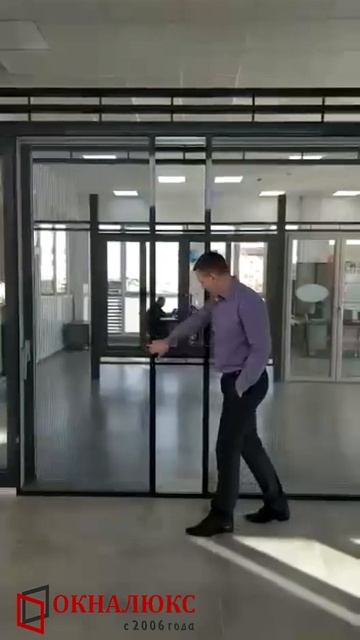 Москитная сетка плиссе на большие проемы
