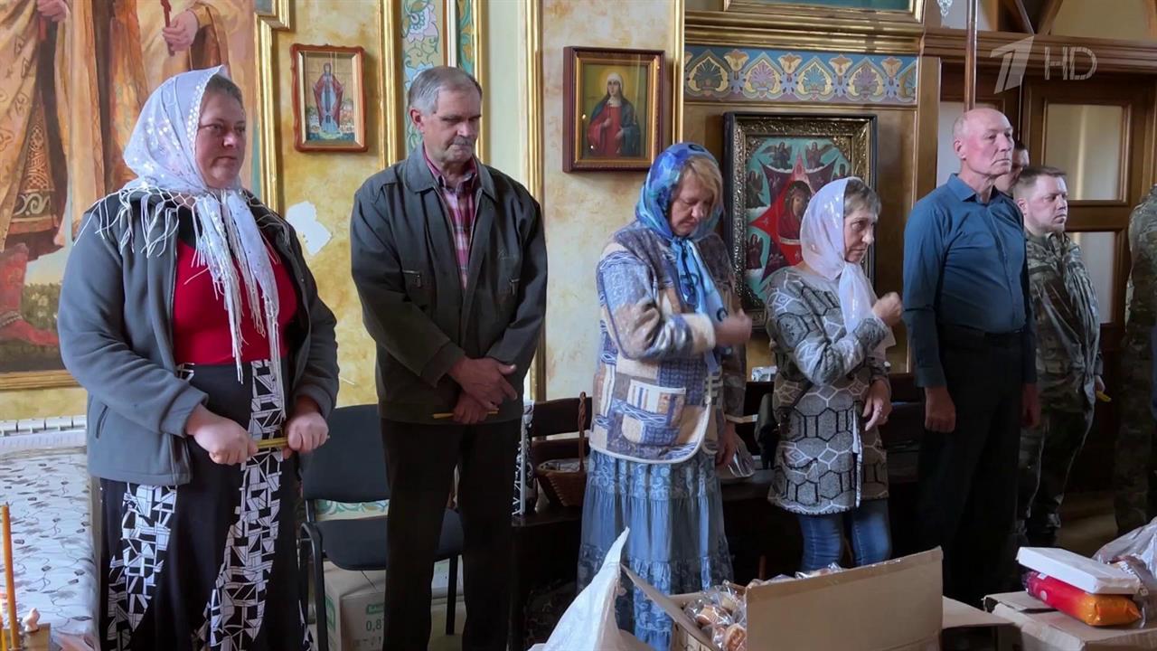 С особым чувством Светлое Христово Воскресение встретили на освобожденных территориях