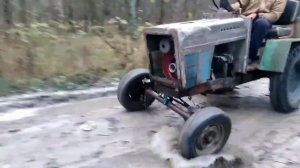 Тест драйв міні трактора  з мотором ЗИД 4.5