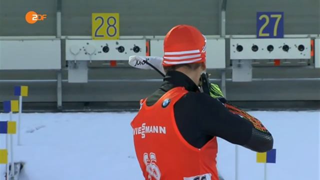 Biathlon. Östersund-2015. Arnd Peiffer - 2nd in sprint смотреть онлайн