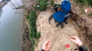 Рыбалка на рогатку в Корее