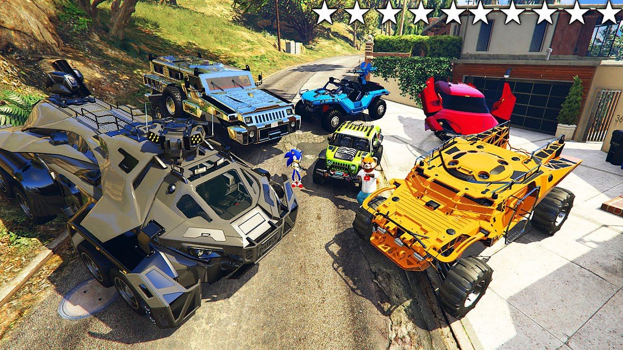 Я УГНАЛ БРОНИРОВАННЫЕ ВОЕННЫЕ ТАЧКИ С СОНИКОМ ИЗ РЕАЛЬНОЙ ЖИЗНИ В ГТА 5 смотреть онлайн