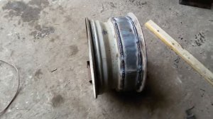 Разварка газелевского диска под 16.5 шину от погрузчика на минитрактор