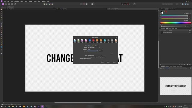 Affinity Photo: Transparant Backgrounds + Save individual layers смотреть онлайн