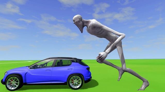 Escape From The Shy Guy (SCP-096) | Car Ride Chase | BeamNG Drive SCP 096 #6 смотреть онлайн