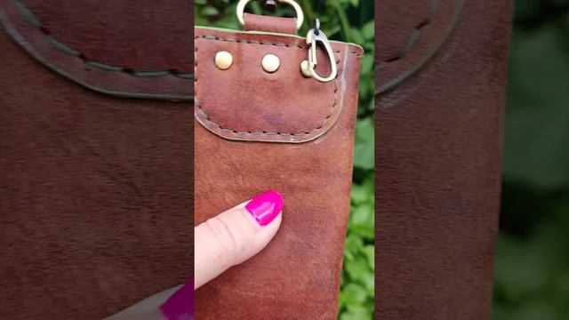 Футляр для ключей из натуральной кожи Винтаж смотреть онлайн