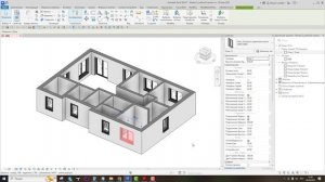 Урок Ревит. Рамки выбора, ротация модели и фильтр выбранных элементов