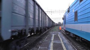 "Почти американец". Электровоз ВЛ80С-542 с грузовым поездом