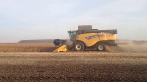 Уборка сои 2013 год