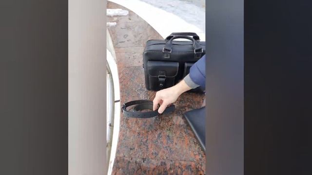 Именная сумка - портфель из кожи ручной работы смотреть онлайн