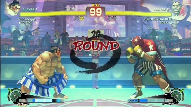 xBLOODYDAMIENx (Balrog) vs Rudedoggx (Honda) смотреть онлайн