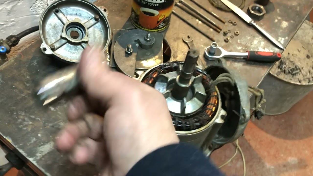 Меняем подшипник от электродвигателя. смотреть онлайн