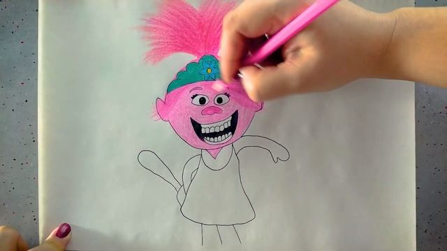 How To Draw Poppy from Trolls The horror version смотреть онлайн