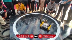 Robo Sumo Match 3: BHP Robo 2 vs. X-Machina | Vibrant Goa Global Tech Summit 2024