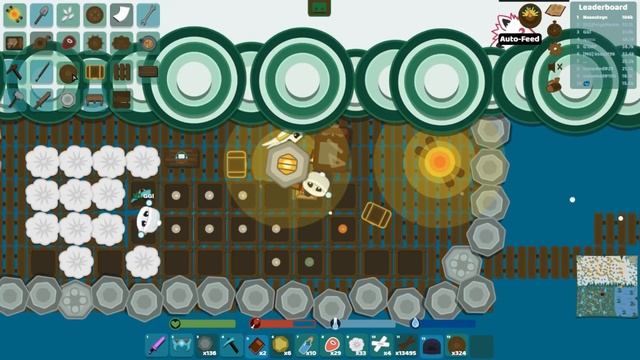 1,000 Walls Vs the Server | Starve.io Gameplay смотреть онлайн
