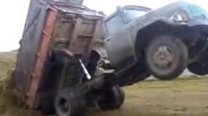 Разгрузка сенажа