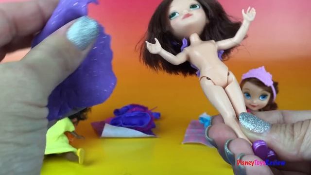 Play Doh Disney Princess Sophia the First ❤ Royal Sleepover Party by DisneyToysReview