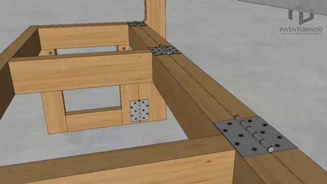 HOW TO MAKE A SIMPLE FOLDING BENCH STEP BY STEP