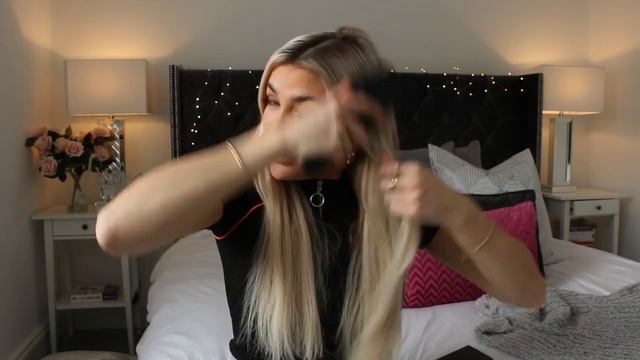 HOW TO : SLEEK LOW PONYTAIL MIDDLE PART WITH HAIR EXTENSIONS   STEPH BARRON LADYLUX