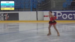 фигурное катание 3 юношеский Мирослава Волкова #фигурноекатание #спорт #фк #3юношеский #защита