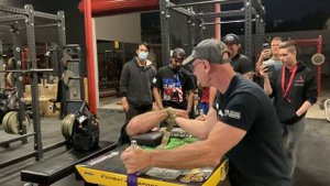 ALLEN FISHER VS DEVON LARRATT ARM WRESTLING PRACTICE [2020]