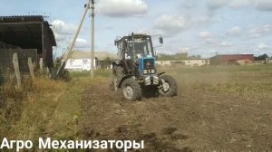 🔴ГОНКИ Дискование огородов Две Трактора МТЗ 82.1 и БДФ ✔